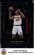 2021-22 Panini Select #87 Jericho Sims Blue (Retail Base) RC New York Knicks