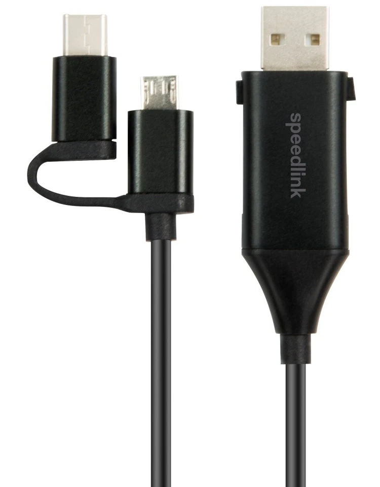 4in1 USB-C / Micro-USB Adapter-Kabel Lade-Kabel für Lenovo Samsung Huawei Wacom  - Bild 2 von 4