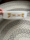 Anchor Hocking Fire King Wheat Pattern 8" Vintage Casserole Dish