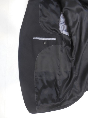 Chaps Herren 52 % Wolle $ 220 Anzug 40er Jahre Sportjacke Blazer schwarz Komfort Stretch - Bild 8 von 12
