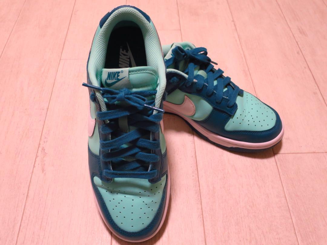 Nike Dunk Low Retro Geode Teal Men's Size 7.5 US (25.5 cm) Used