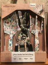 New NIB Heavy Duty 3PC Garden Tool Set Trowel Spade Pruning Sheers Spring Flower