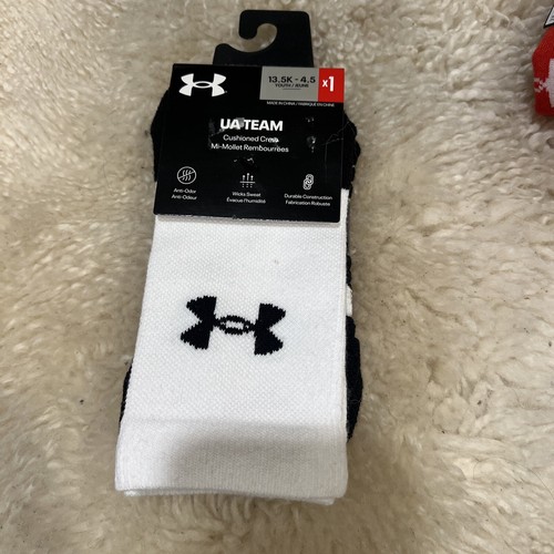 1 UNDER ARMOUR YOUTH SOCKS TEAM & soccer OVER THE CALF-cushioned - Picture 11 of 31