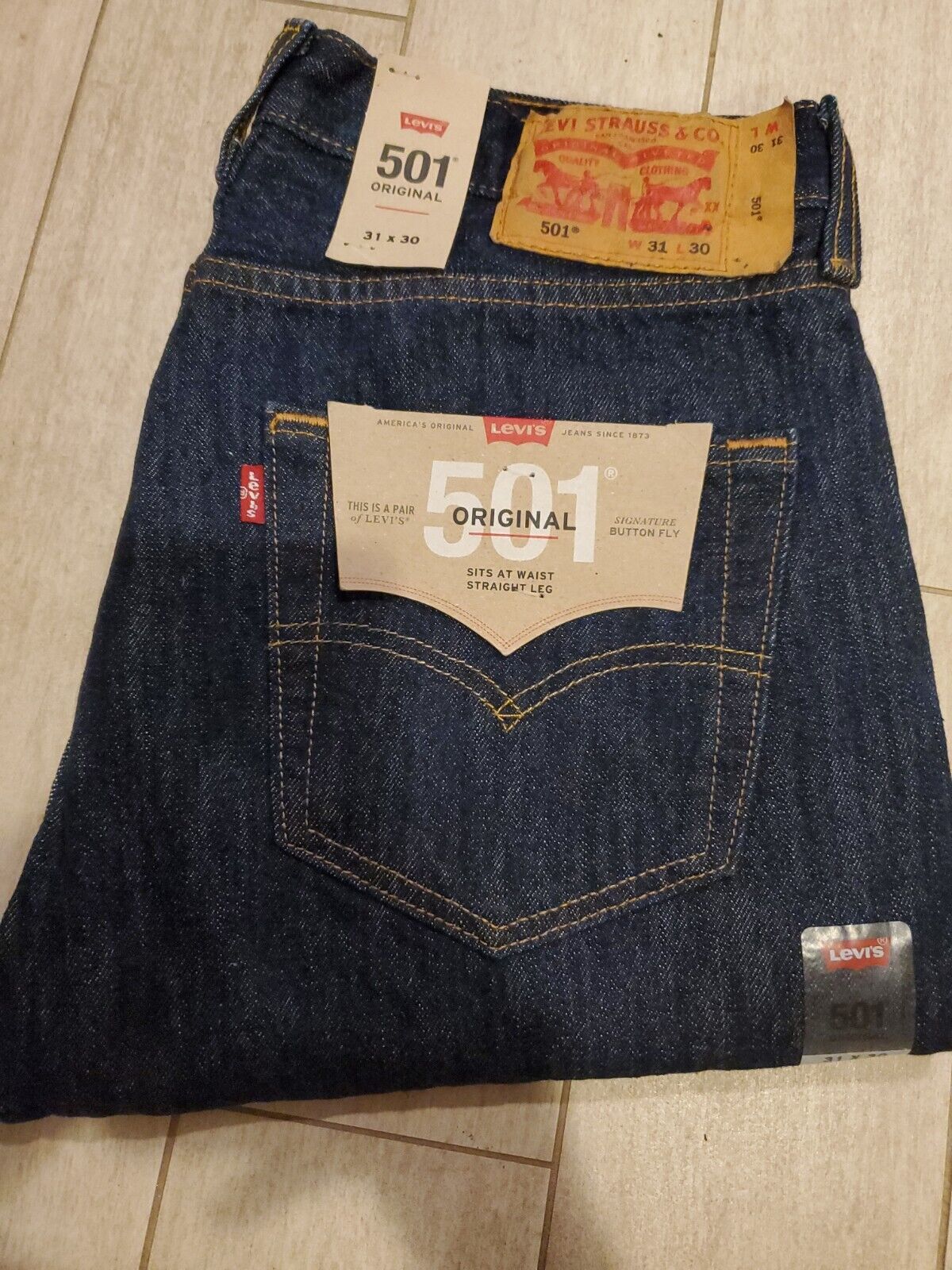 Levi's - 501 Original Jeans - NEW 31 x 30 Button Fly 52177002134 | eBay