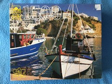 FISHING BOAT GREECE Puzzle 1500 Pieces Golden...