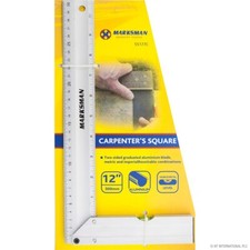 12" 300mm Carpenter Square Aluminium Spirit Level Set Measuring Ruler Measure UK