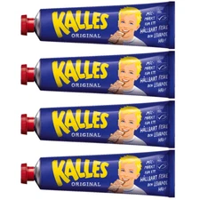 Kalles Kaviar Original Swedish Cod Roe Caviar (4 x 190 gram) Made in Sweden 