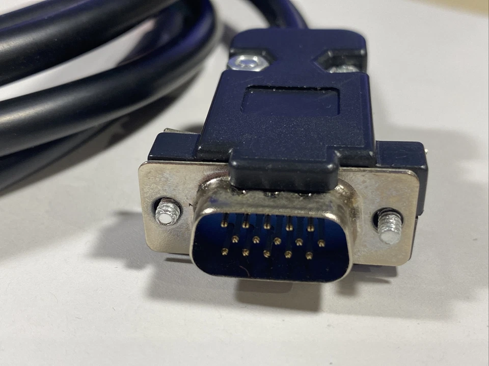 Adapter Kabel 1,8m VGA Stecker (15 pol.) auf 3x Cinch RGB YUV Composite Stecker - Bild 3 von 3