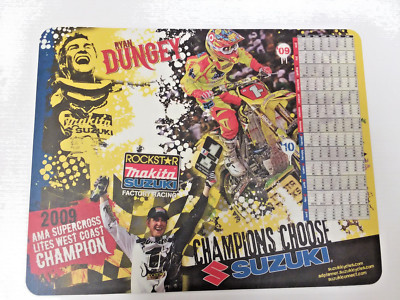 RYAN DUNGEY AMA SUPERCROSS LITES WEST COAST CHAMPION CALENDAR. COUNTER MAT 2009