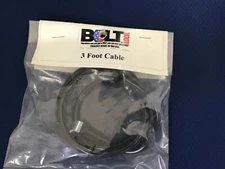 Bolt Lock Motorcycle Helmet and Jacket Replacement 3 Foot Cable