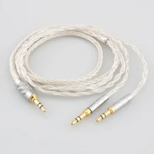 16 Cores 7N Silver Plated Dual 3.5mm Headphone Cable For Hifiman Sundara Ananda