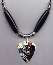 BB King Signature Photo Guitar Pick Necklace