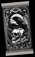 Teppich Totenkopf - Poes Rabe - „Poes Raven – Nevermore“ - By Alchemy Altardecke