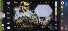 [DIGITAL CARD] Topps Bunt 2022 CORBIN BURNES PLATINUM SIG BLACK RELIC,BREWERS P