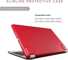NEW BRYDGE 12.9” Slimline Protective Case for iPad Pro 12.9 inch - Red