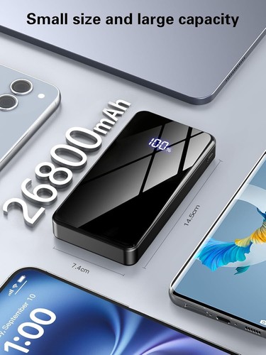 JM5 PRO 2680mAh Power Bank, portable LED screen, Portable Charger PD22.5W - Zdjęcie 3 z 7