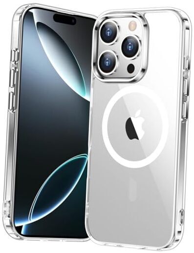 for Case [Compatible with Magsafe] Shockproof Slim iPhone 16 Pro Clear