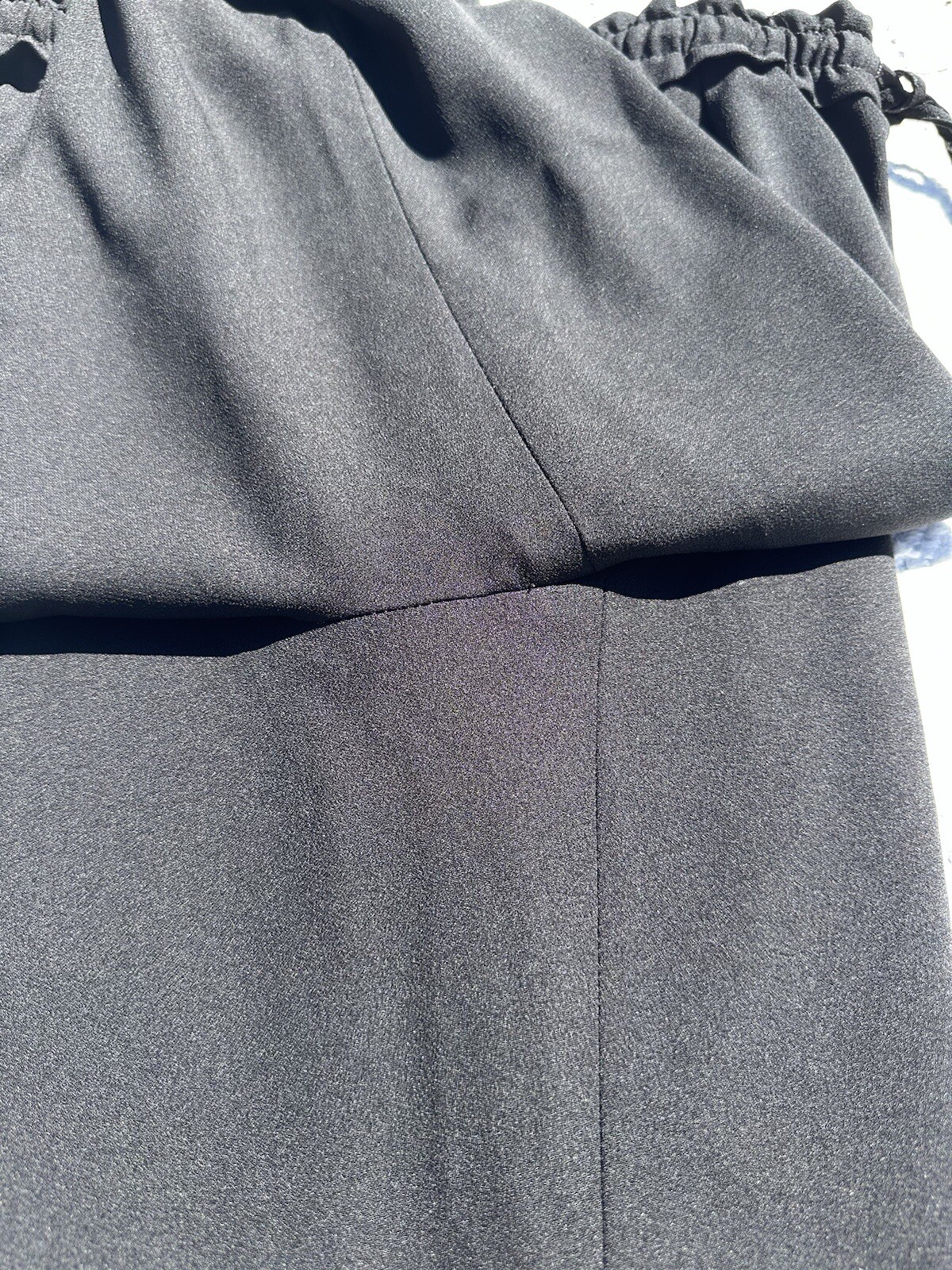 Zara Basic Pants Extra Small Black Straight Draws… - image 8