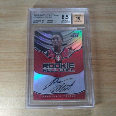 NBA 17/18 Totally RC ドノバン・ミッチェル 直書きオート 