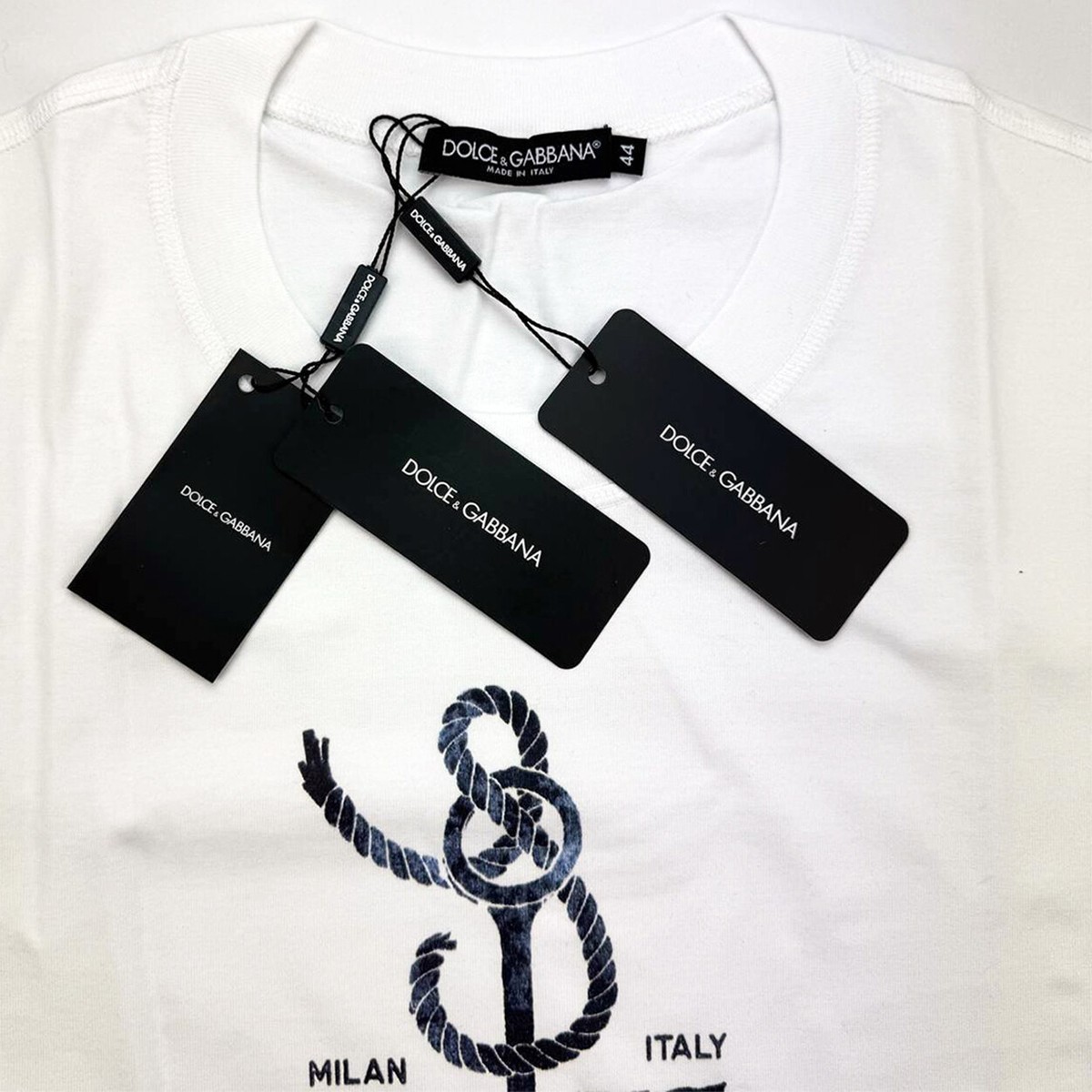 【関税込み】Dolce&Gabbana ホワイト Marina Tシャツ Dolce & Gabbana Marina-print Silk T-shirt | White | FARFETCH