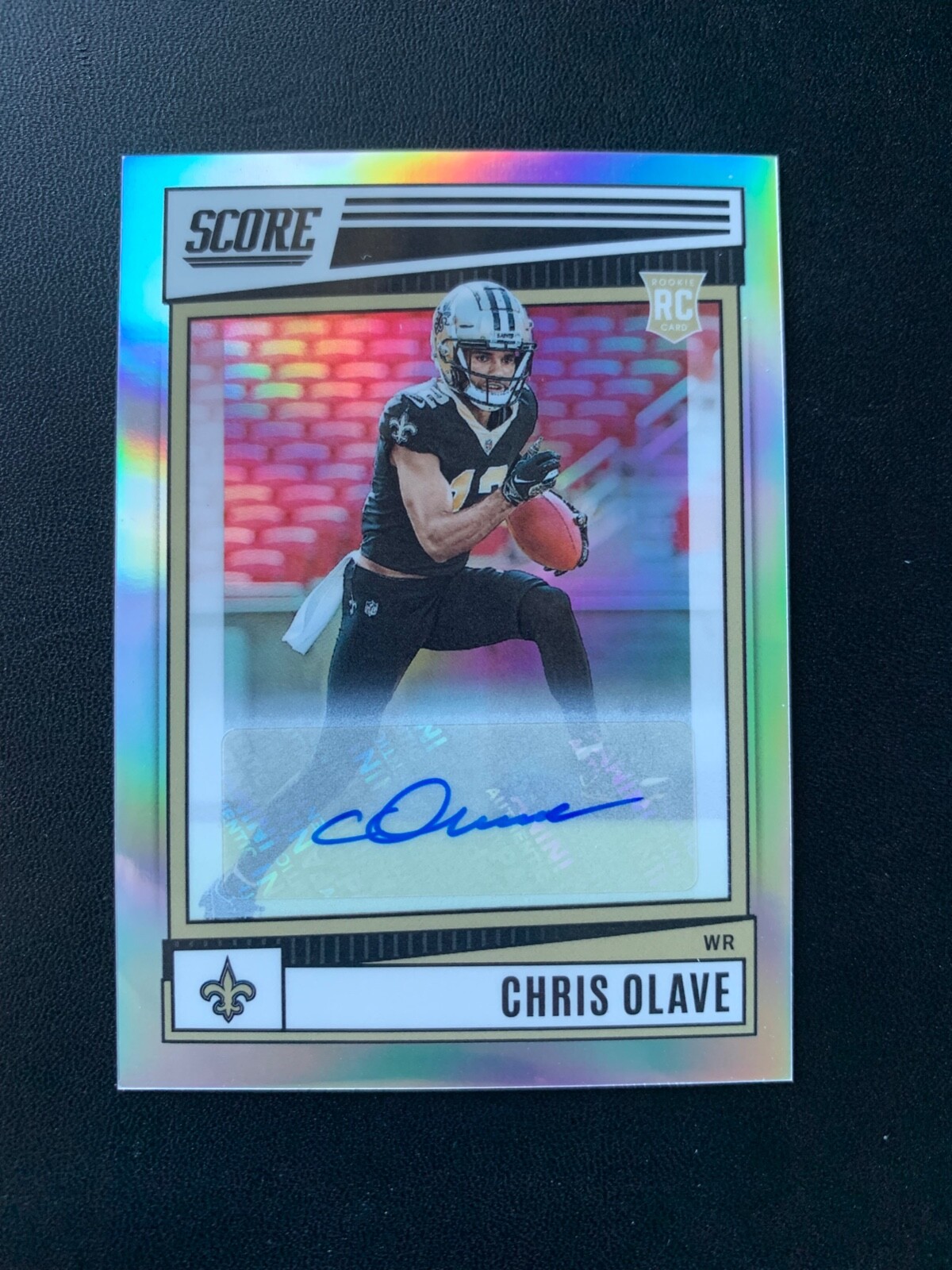 2022 Panini Chronicles #SP-378 Chris Olave Score Premium Rookies RC Auto /75
