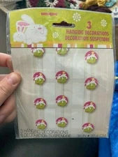 Unique Bunny Hanging Decorations 3ct-36" New!!!