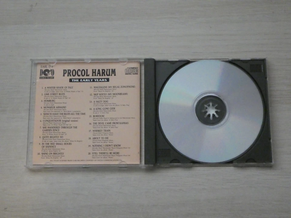 Procol Harum Early Years CD 1992 British Invasion Foto 3 de 4