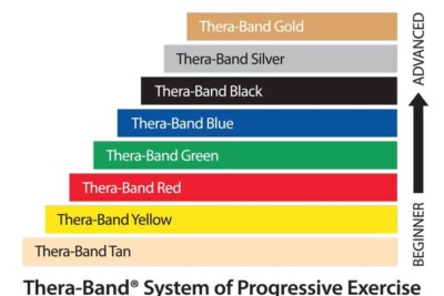 TheraBand Professional 50 yard roll Exercise Bands