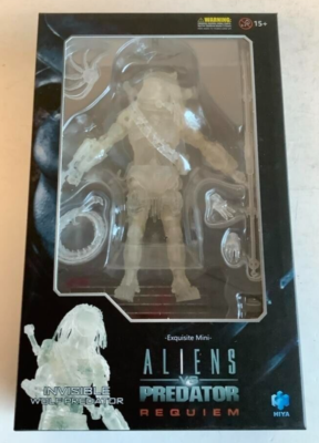 NEW Hiya Toys Alien vs. Predator 2 INVISIBLE WOLF PREDATOR 1:18