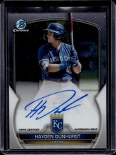 2023 Bowman Chrome Prospect Autographs Hayden Dunhurst
