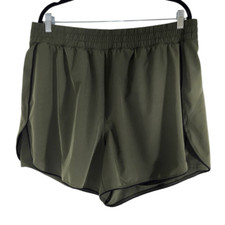 Avia Green Athletic Shorts Size XXL Plus Size Army Green Workout Shorts