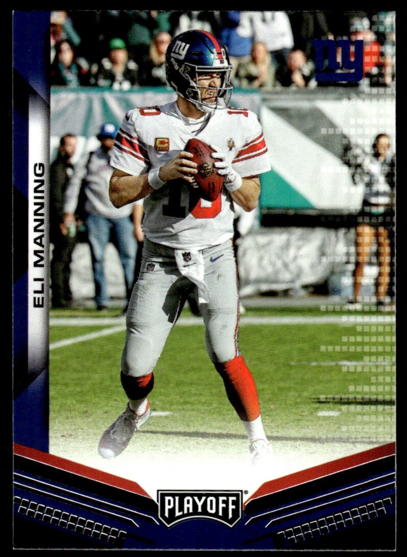 2019 Panini Playoff Eli Manning New York Giants #115