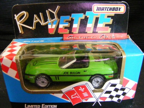 Matchbox 1992 Rally Vette Series One Joe Bulgin Rally Official 1:64 ...