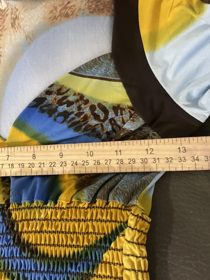 TRUE LIGHT u.s.a Women's Multicolor Long Sleeves Dress Size S Foto 4 de 4