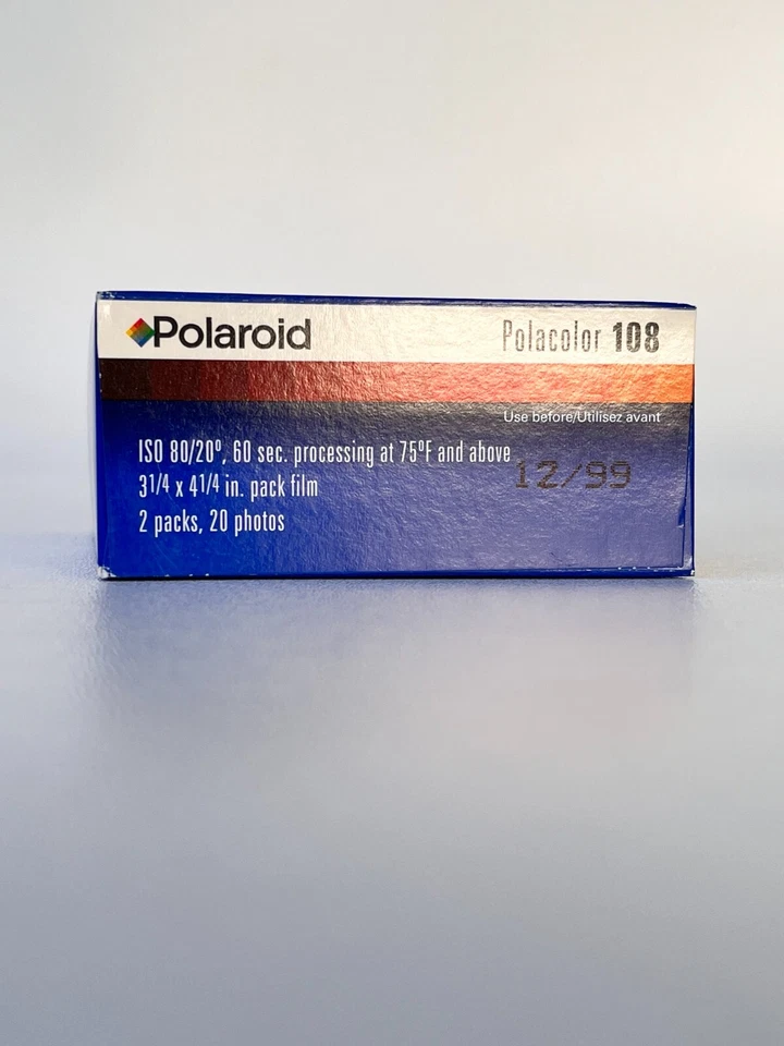 Polaroid 108 Type Color Film TWIN PACK - REFRIGERATED SINCE NEW! (20 exposures)  - Image 4 of 4