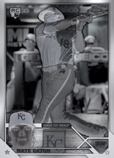 [DIGITAL] Topps Bunt - Nate Eaton - Topps Chrome 23 S1 - Black White Base
