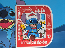 Disney passholder Magnet Stitch Christmas FAN ART MAGNET