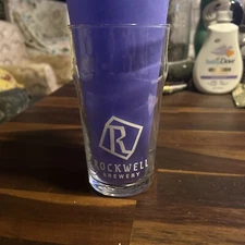 Rockwell Brewery Frederick MD 16 0z. Beer Glass