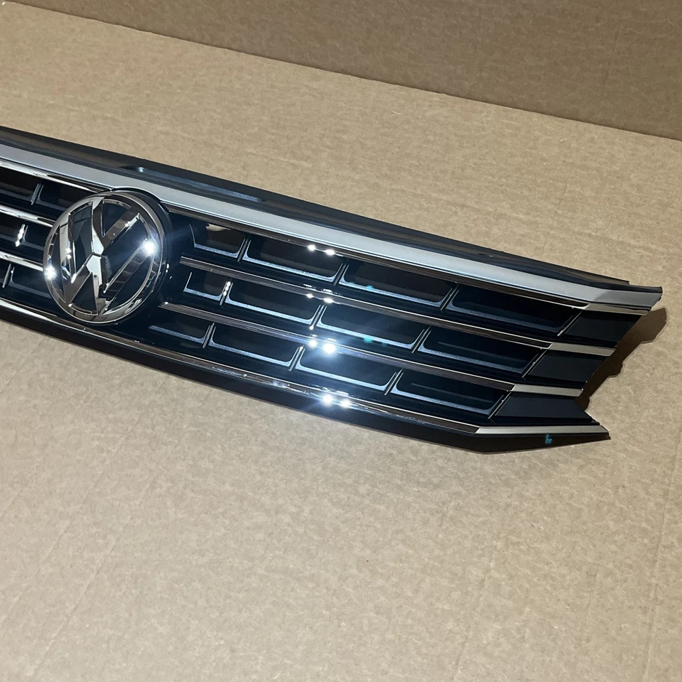 NEW for 2016-2019 VW PASSAT Front Bumper Upper Grille Assembly & Emblem - Image 4 of 4