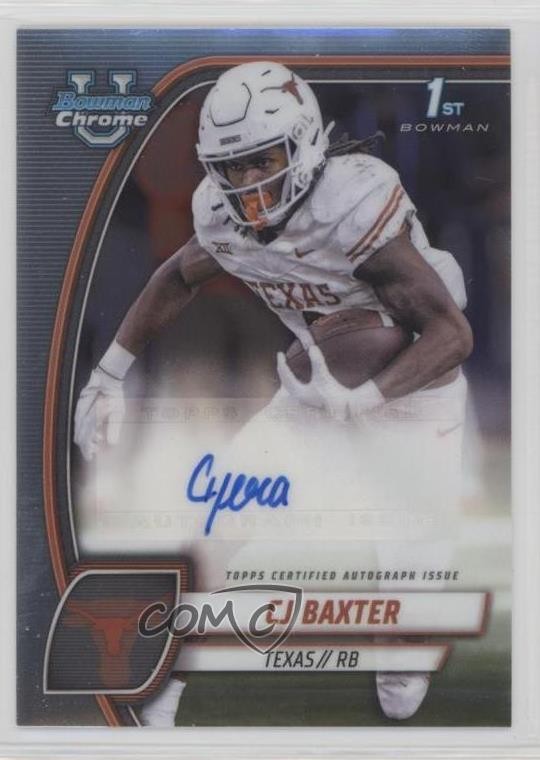 2024 Bowman U Chrome Prospect Auto CJ Baxter #PA-CBA Auto