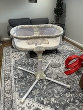 Halo BassiNest Swivel Sleeper Bassinet Swivel Mesh Sides Nightlight Music