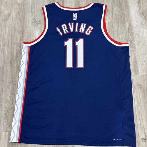 Camiseta Nike Kyrie Irving Brooklyn Nets Talla 56 XXL 75º 21/22 Edición City Genuina - Imagen 2 de 15