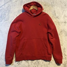 Air Jordan Jumpman Fleece Hoodie Sweatshirt Men L Red Logo Casual Athleisure