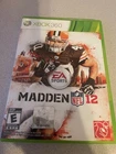 XBox 360 Madden NFL 12  game ( free shipping to Canada )