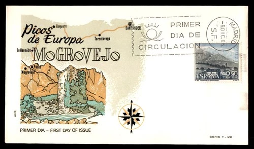 Mayfairstamps Spain FDC 1965 Mountains Mogrovejo First Day Cover aaw_81735