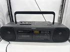 Vintage Sony Boombox CFD-55 CD AM/FM Radio(Works) Cassette Player (Bad) Tested