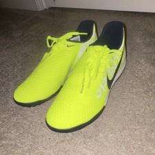 Nike Phantom Venom Yellow Black White Men's Soccer Shoes AO0572-717