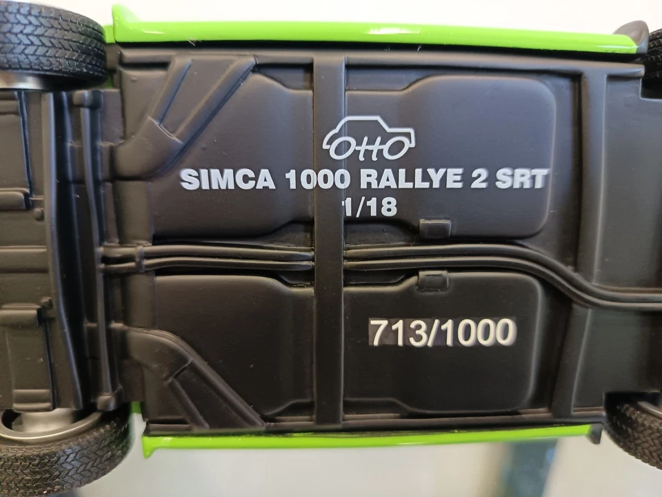 SIMCA RALLY 2 OTTOMOBILE IN RESINA SCALA 1/18 - Immagine 4 di 4