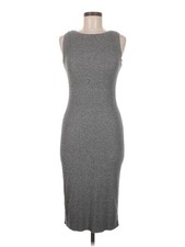 Uniqlo Women Gray Cocktail Dress M