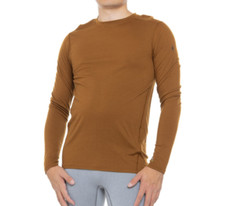 Smartwool Classic All-Season Merino Base Layer Long Sleeve Top Fox Brown L NWT